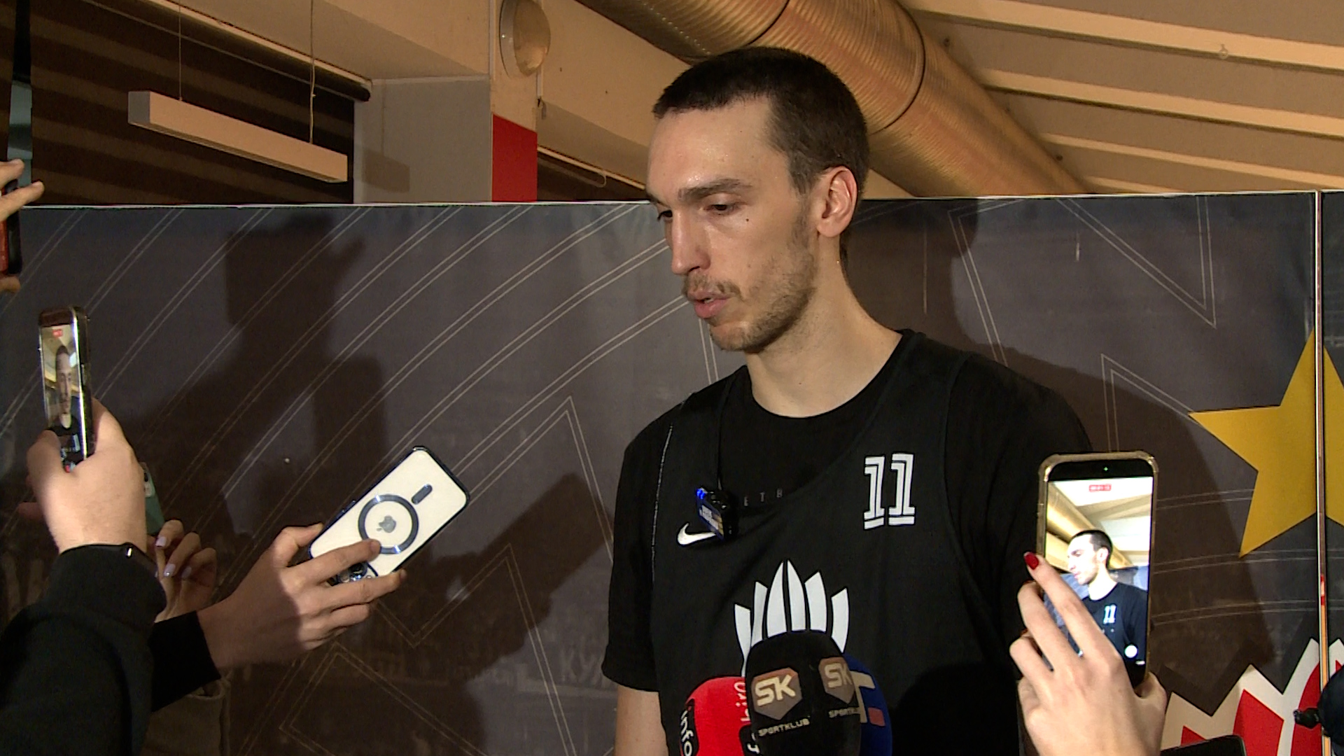 Beograd, Aleksej Pokusevski, kosarkas KK Partizan, sigurno ce biti dobra atmosfera na derbiju